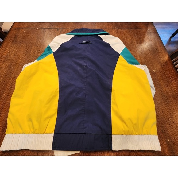 Vintage 80's Mighty Mac Jacket Windbreaker Fall Full Zip Mens Sz L - Picture 6 of 10